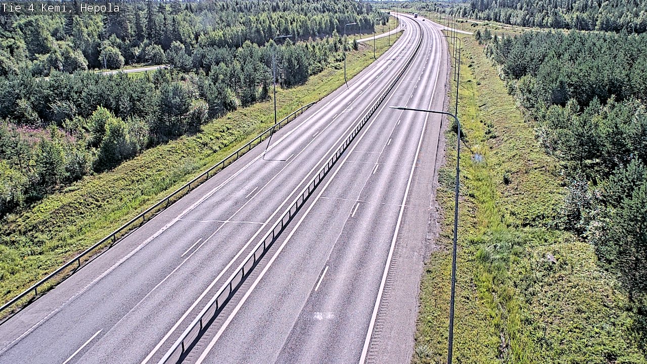 Kelikamerat Kuva Tie 4 Kemi, Hepola, Kemi, Lappi