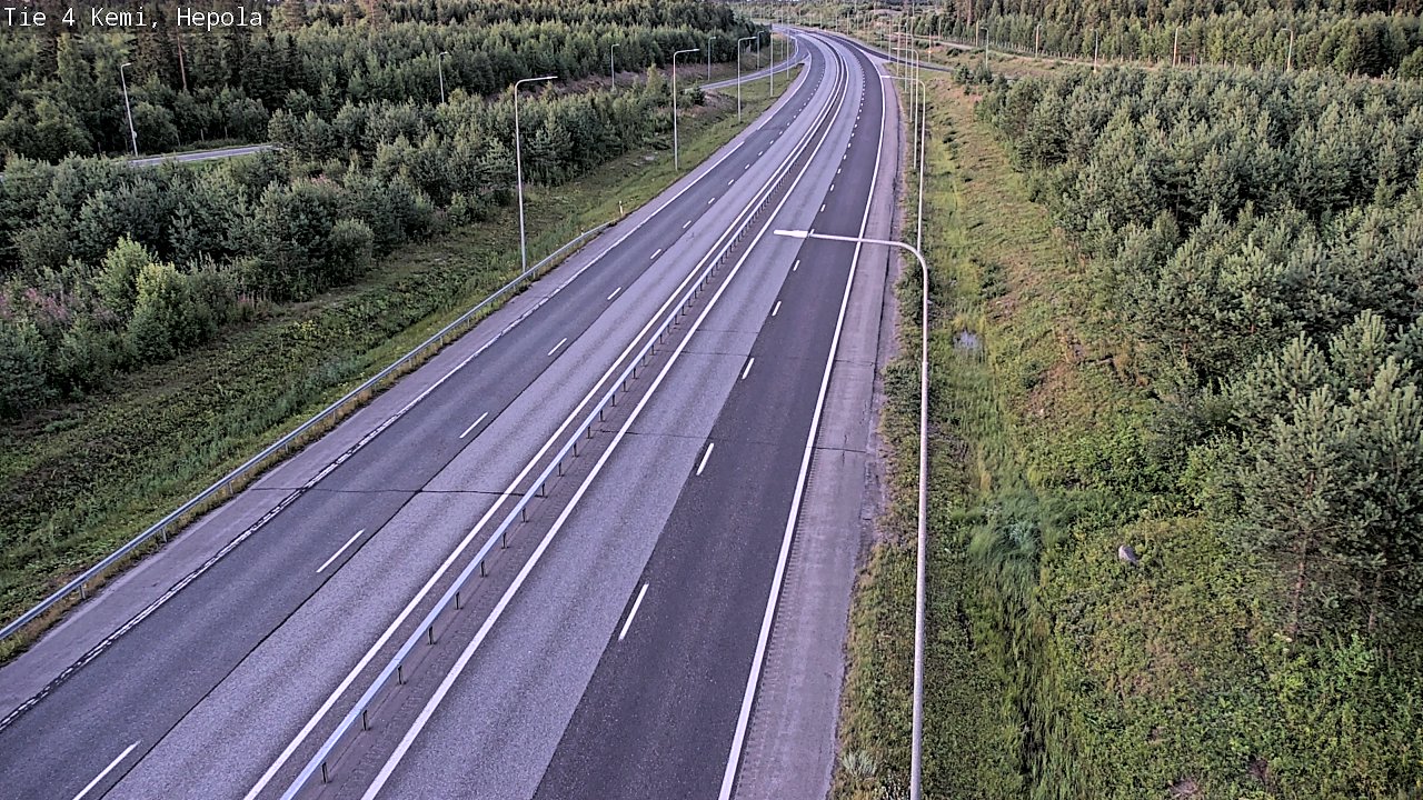Kelikamerat Kuva Tie 4 Kemi, Hepola, Kemi, Lappi