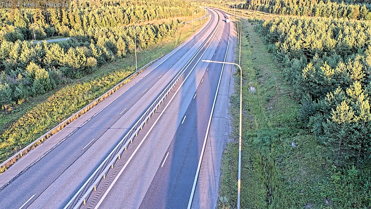 Kelikamerat Kuva Tie 4 Kemi, Hepola, Kemi, Lappi