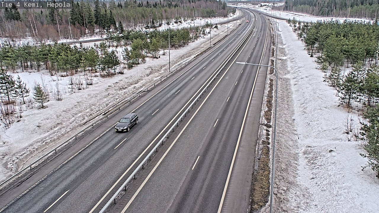 Weather Camera Image Road 4 Kemi, Hepola, Kemi, Lappi