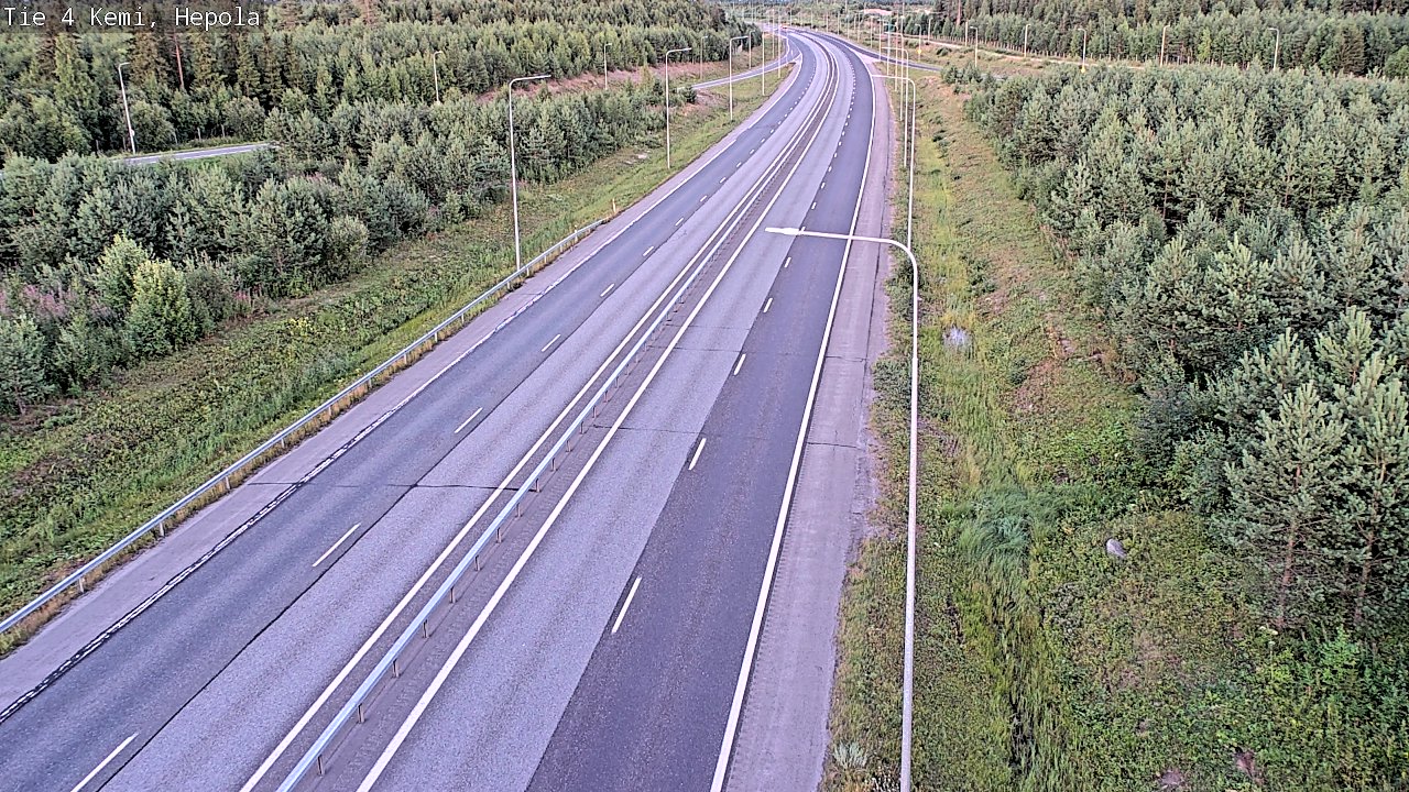 Kelikamerat Kuva Tie 4 Kemi, Hepola, Kemi, Lappi