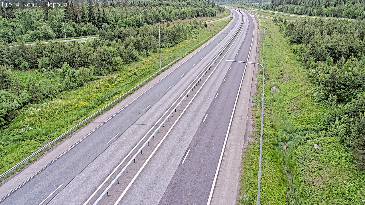 Kelikamerat Kuva Tie 4 Kemi, Hepola, Kemi, Lappi