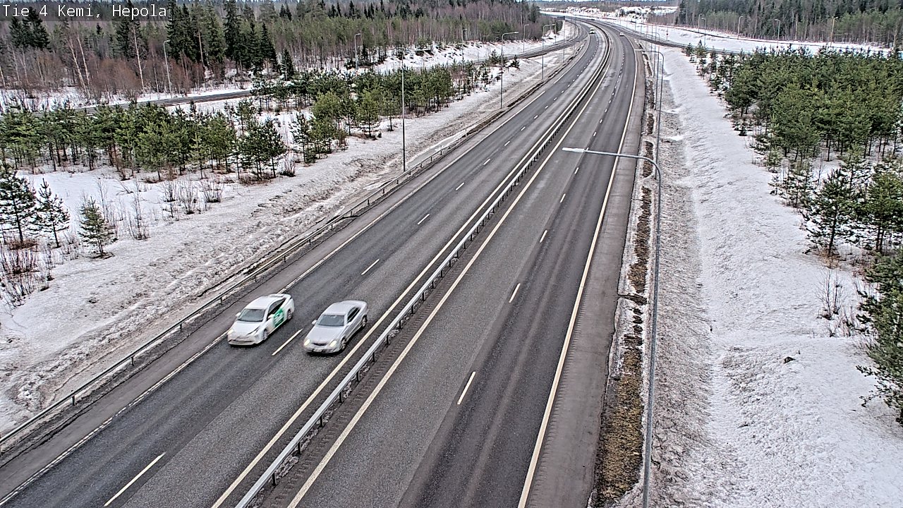 Kelikamerat Kuva Tie 4 Kemi, Hepola, Kemi, Lappi