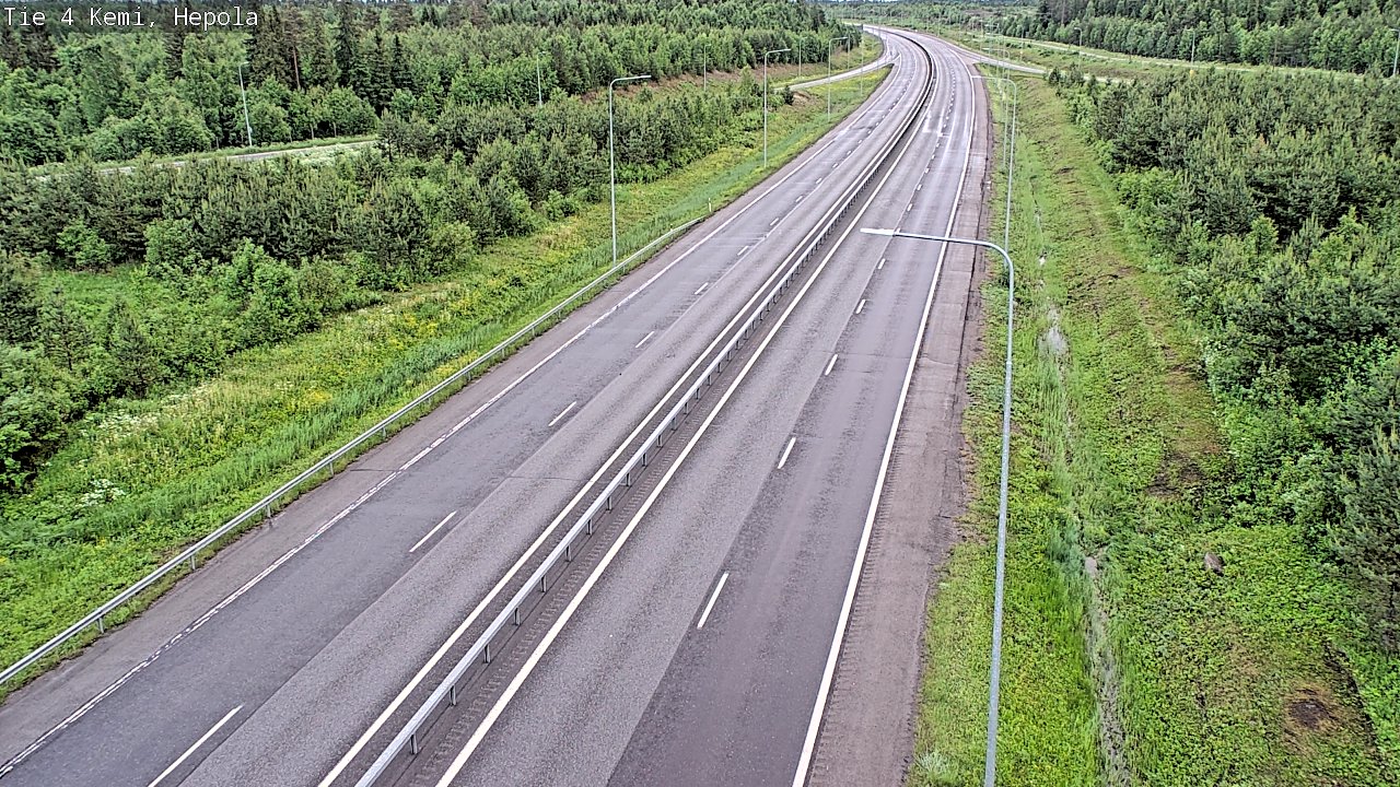 Kelikamerat Kuva Tie 4 Kemi, Hepola, Kemi, Lappi