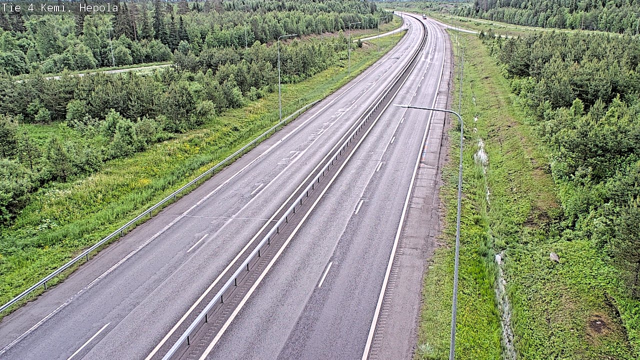 Kelikamerat Kuva Tie 4 Kemi, Hepola, Kemi, Lappi