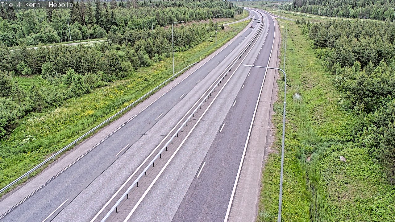 Kelikamerat Kuva Tie 4 Kemi, Hepola, Kemi, Lappi