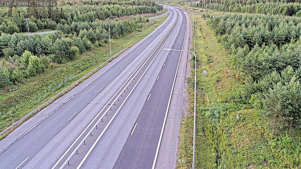 Kelikamerat Kuva Tie 4 Kemi, Hepola, Kemi, Lappi