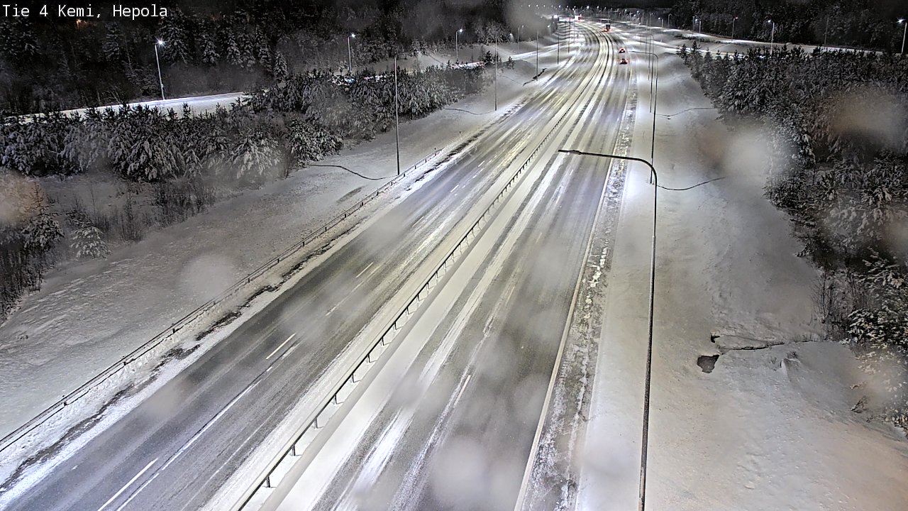Weather Camera Image Väg 4 Kemi, Hepola, Kemi, Lappi