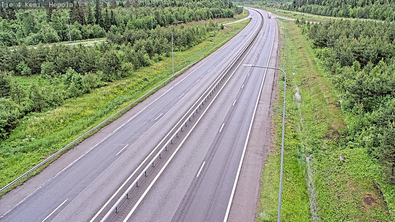 Kelikamerat Kuva Tie 4 Kemi, Hepola, Kemi, Lappi