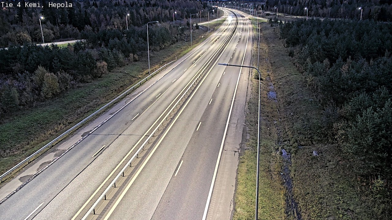 Kelikamerat Kuva Tie 4 Kemi, Hepola, Kemi, Lappi