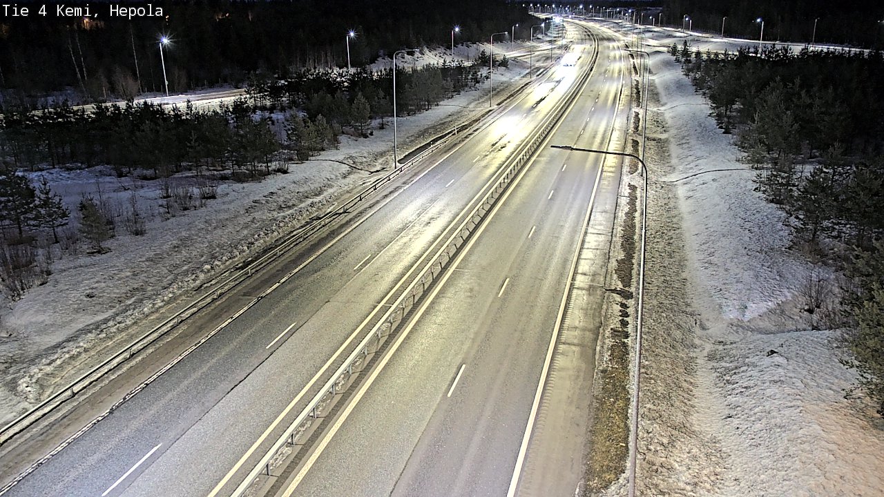 Kelikamerat Kuva Tie 4 Kemi, Hepola, Kemi, Lappi