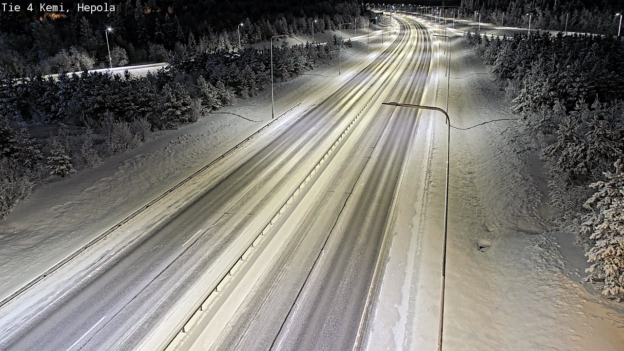 Kelikamerat Kuva Tie 4 Kemi, Hepola, Kemi, Lappi