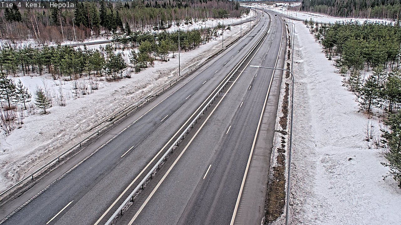 Kelikamerat Kuva Tie 4 Kemi, Hepola, Kemi, Lappi