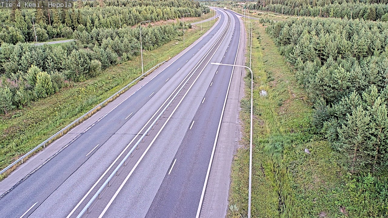 Kelikamerat Kuva Tie 4 Kemi, Hepola, Kemi, Lappi