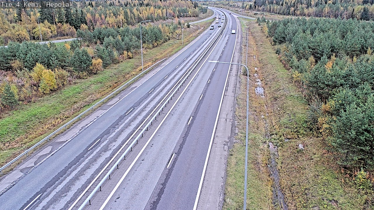 Kelikamerat Kuva Tie 4 Kemi, Hepola, Kemi, Lappi
