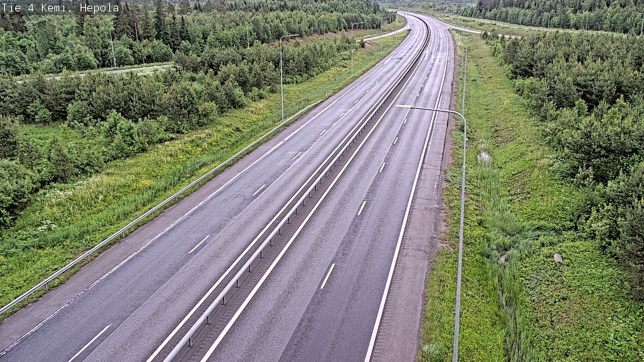 Kelikamerat Kuva Tie 4 Kemi, Hepola, Kemi, Lappi