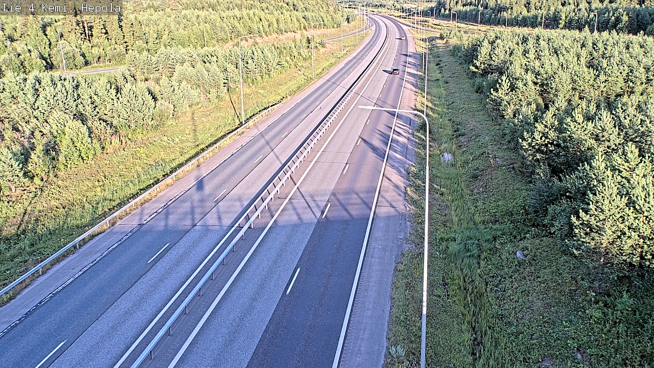 Kelikamerat Kuva Tie 4 Kemi, Hepola, Kemi, Lappi