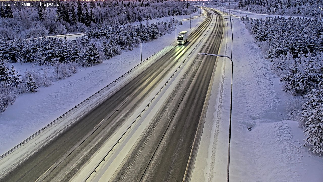 Kelikamerat Kuva Tie 4 Kemi, Hepola, Kemi, Lappi