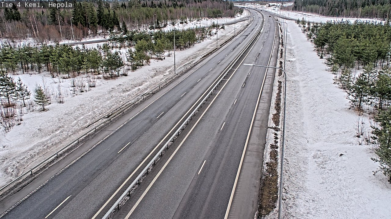 Kelikamerat Kuva Tie 4 Kemi, Hepola, Kemi, Lappi