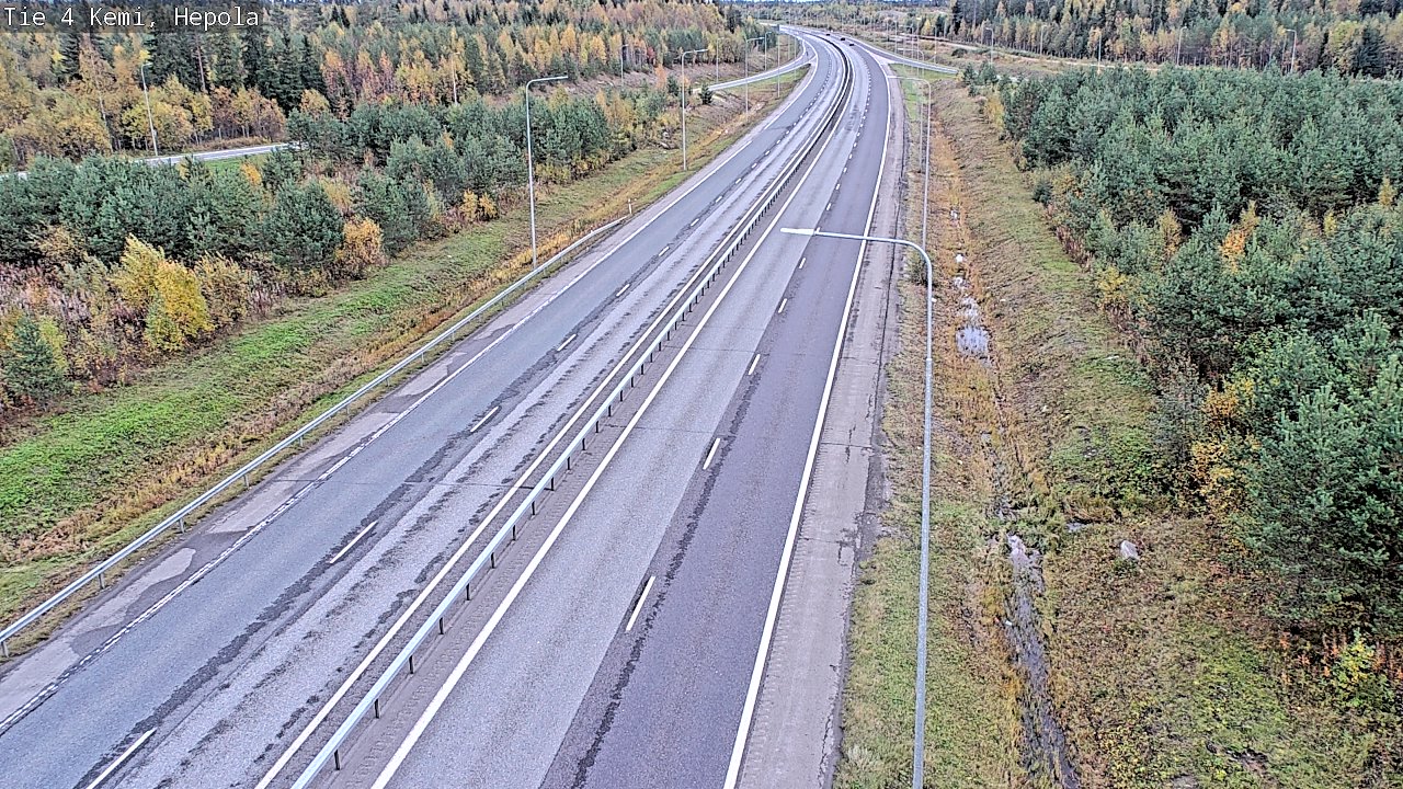 Kelikamerat Kuva Tie 4 Kemi, Hepola, Kemi, Lappi