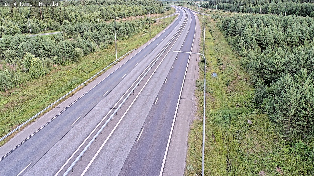 Kelikamerat Kuva Tie 4 Kemi, Hepola, Kemi, Lappi