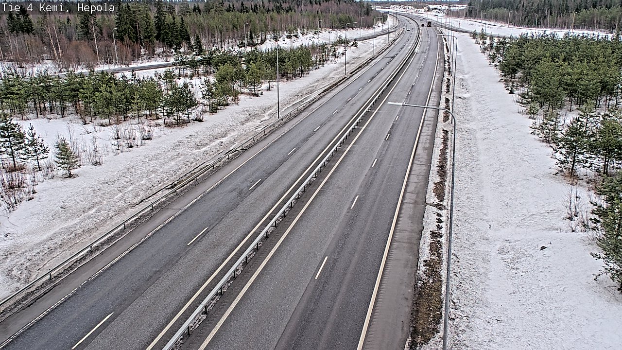 Kelikamerat Kuva Tie 4 Kemi, Hepola, Kemi, Lappi