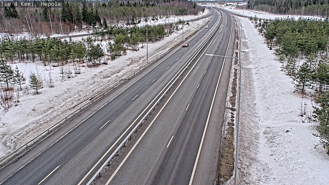Kelikamerat Kuva Tie 4 Kemi, Hepola, Kemi, Lappi