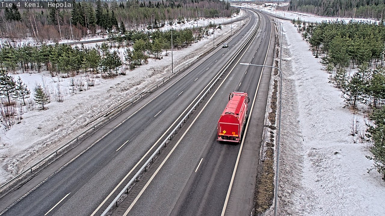 Kelikamerat Kuva Tie 4 Kemi, Hepola, Kemi, Lappi
