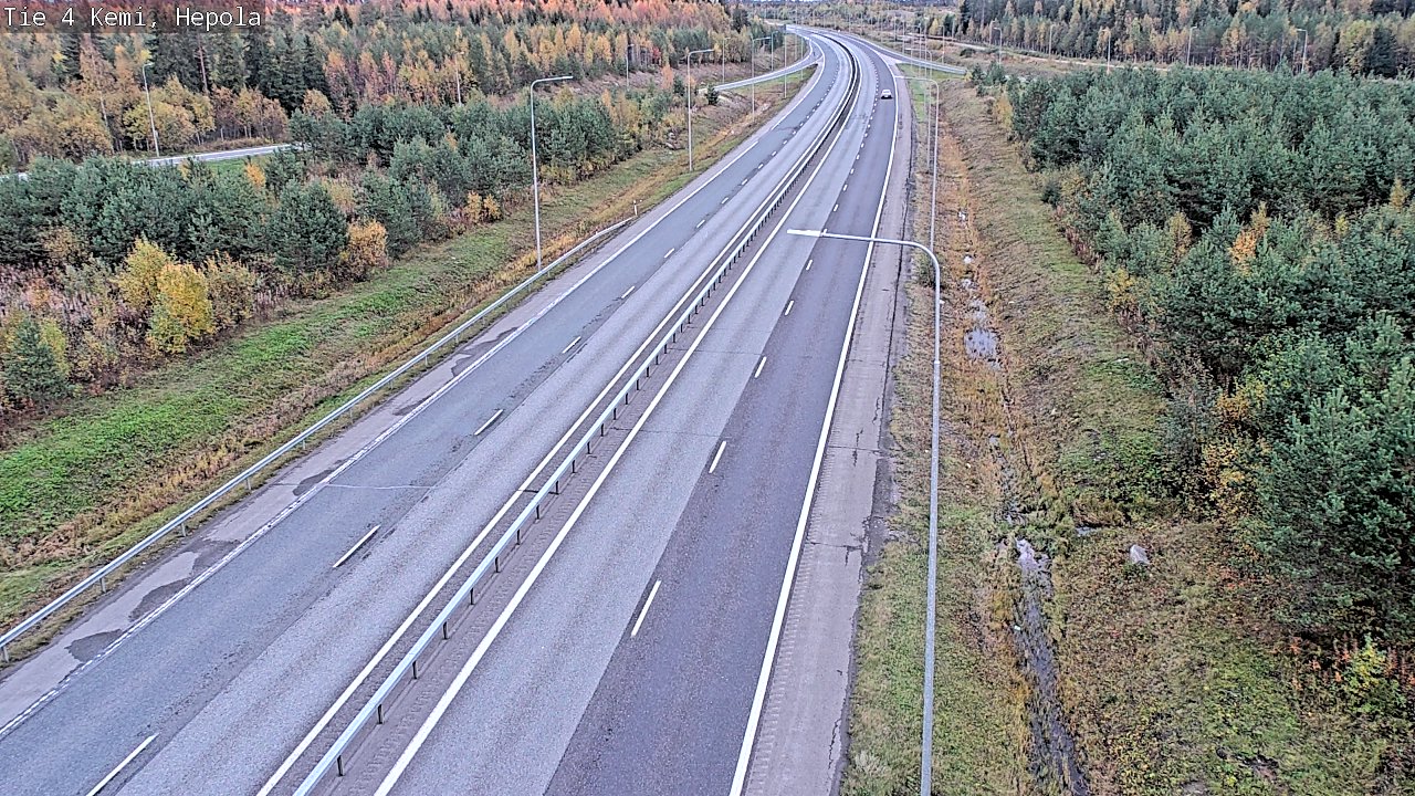 Kelikamerat Kuva Tie 4 Kemi, Hepola, Kemi, Lappi