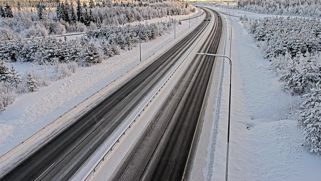 Weather Camera Image Road 4 Kemi, Hepola, Kemi, Lappi