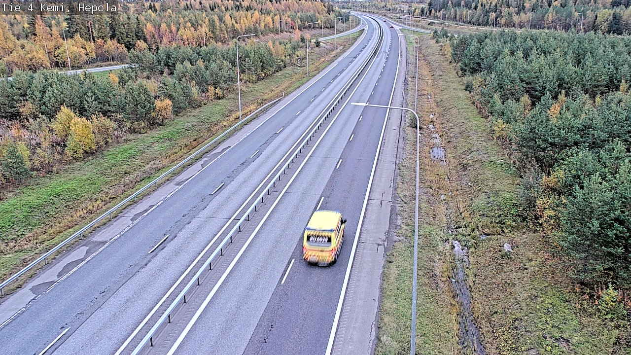 Kelikamerat Kuva Tie 4 Kemi, Hepola, Kemi, Lappi