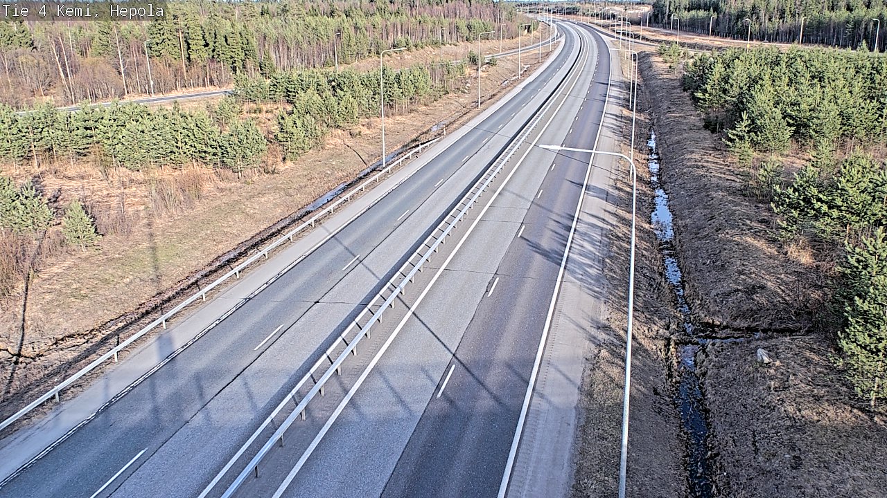 Kelikamerat Kuva Tie 4 Kemi, Hepola, Kemi, Lappi