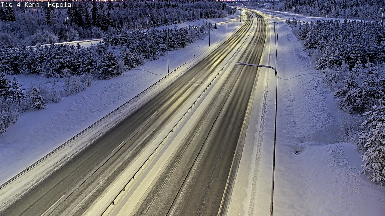 Kelikamerat Kuva Tie 4 Kemi, Hepola, Kemi, Lappi