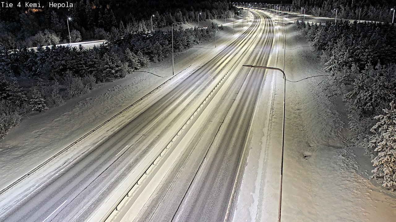 Kelikamerat Kuva Tie 4 Kemi, Hepola, Kemi, Lappi