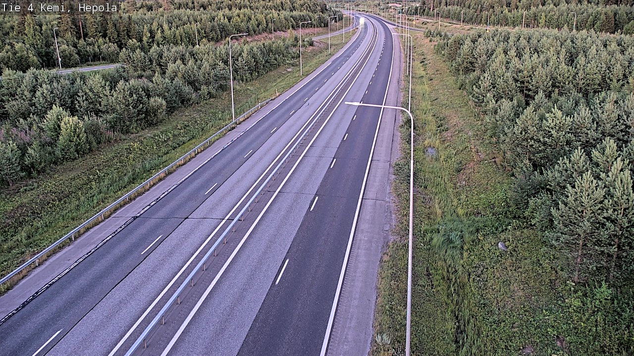 Kelikamerat Kuva Tie 4 Kemi, Hepola, Kemi, Lappi