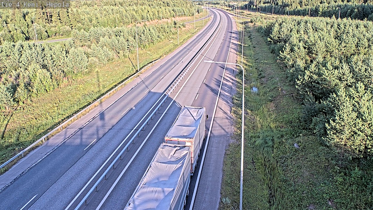 Kelikamerat Kuva Tie 4 Kemi, Hepola, Kemi, Lappi