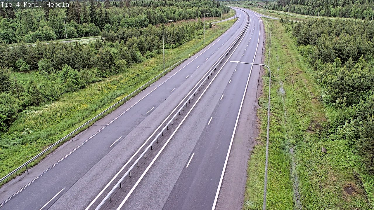 Kelikamerat Kuva Tie 4 Kemi, Hepola, Kemi, Lappi