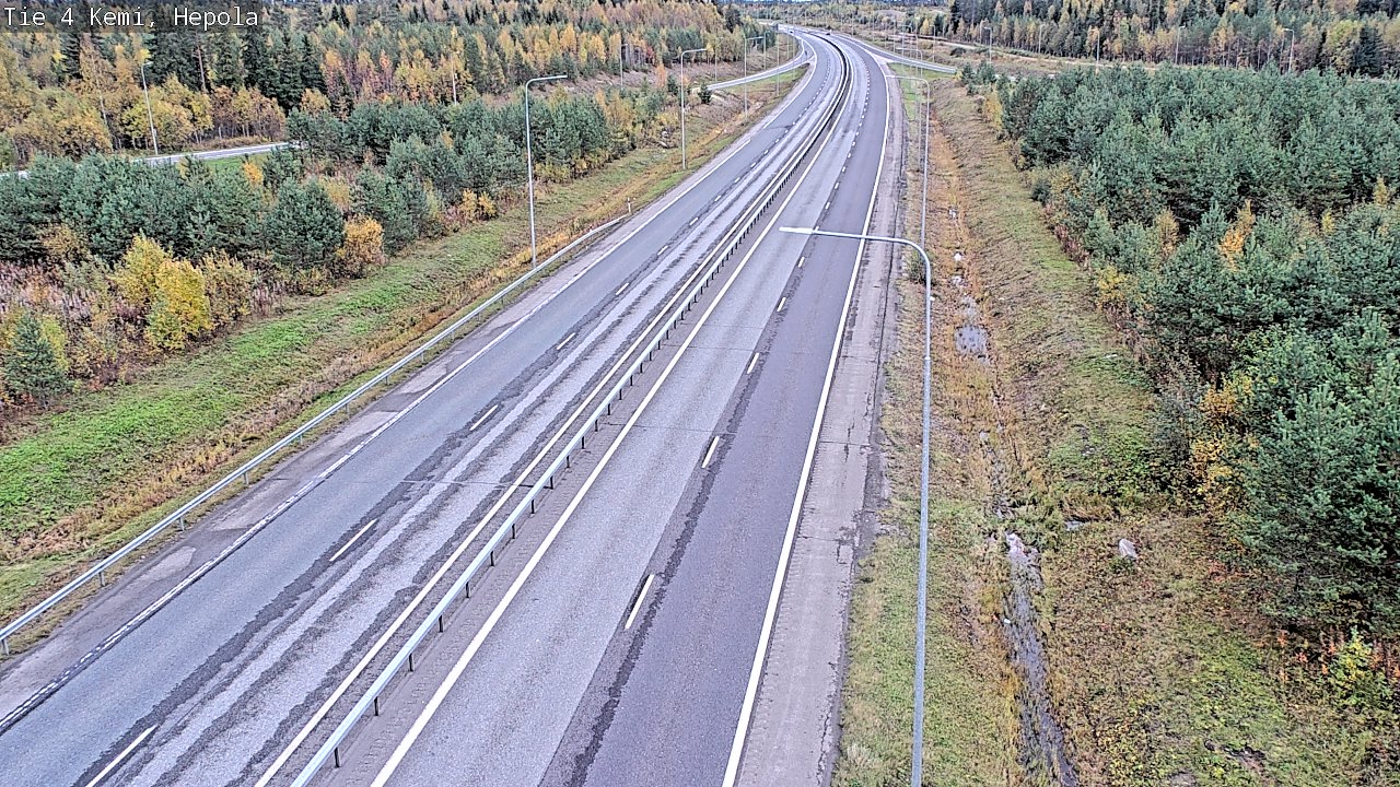 Kelikamerat Kuva Tie 4 Kemi, Hepola, Kemi, Lappi