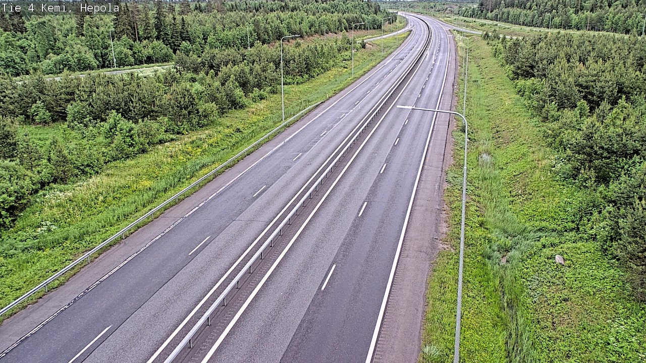 Kelikamerat Kuva Tie 4 Kemi, Hepola, Kemi, Lappi