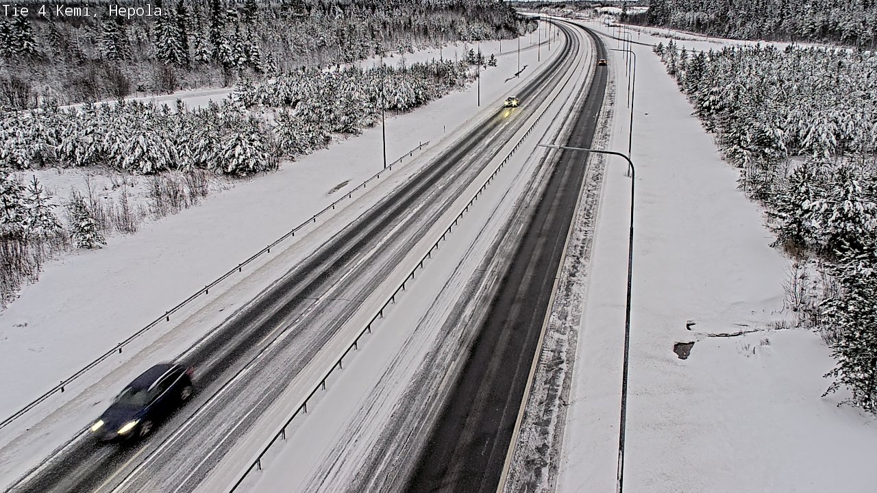 Weather Camera Image Väg 4 Kemi, Hepola, Kemi, Lappi
