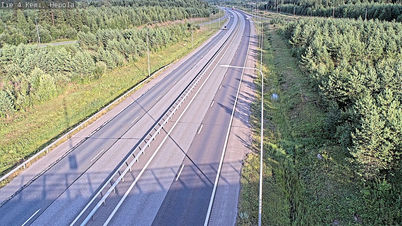 Kelikamerat Kuva Tie 4 Kemi, Hepola, Kemi, Lappi