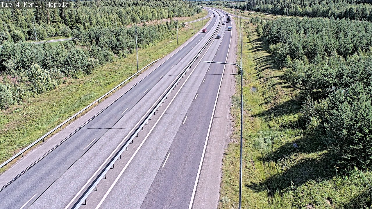 Kelikamerat Kuva Tie 4 Kemi, Hepola, Kemi, Lappi
