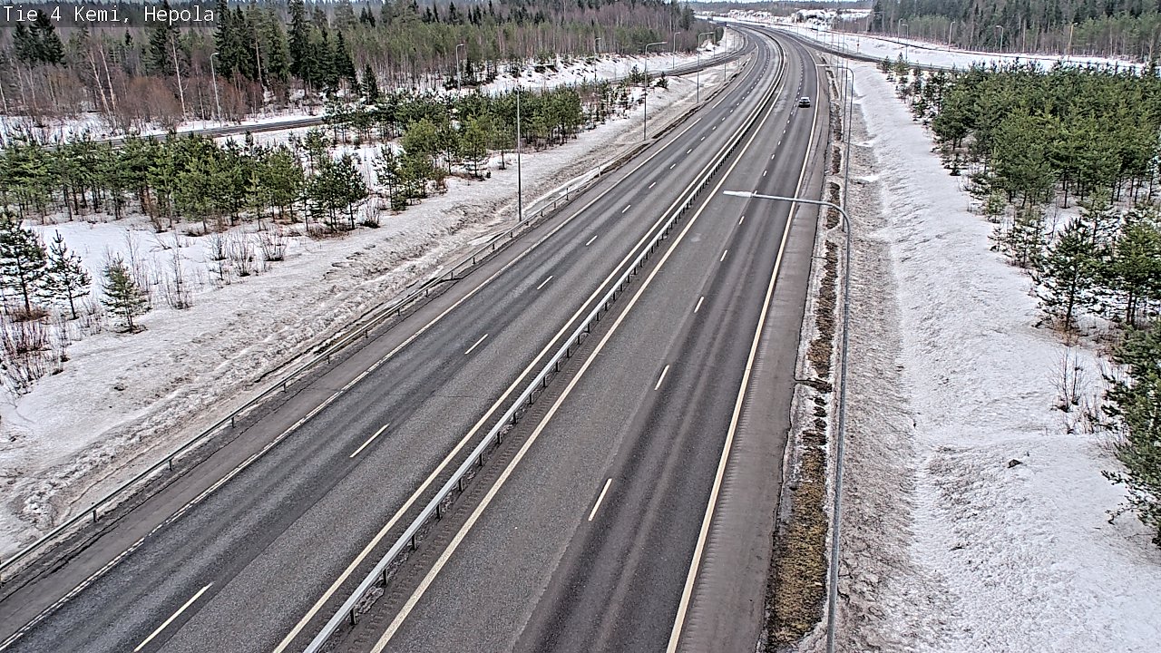 Weather Camera Image Road 4 Kemi, Hepola, Kemi, Lappi