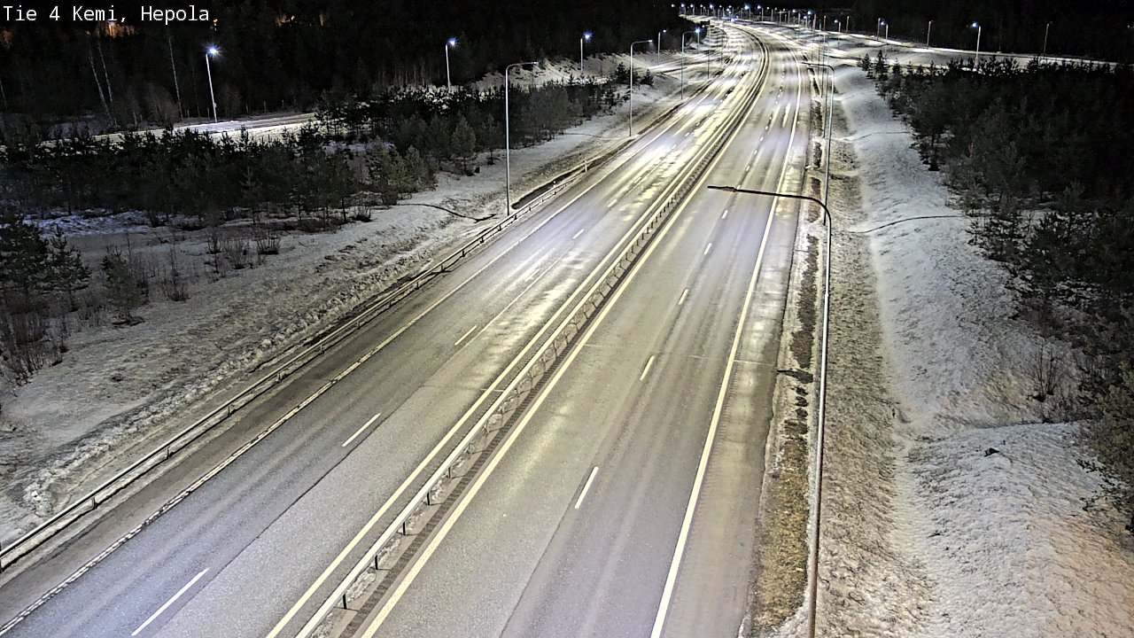 Kelikamerat Kuva Tie 4 Kemi, Hepola, Kemi, Lappi