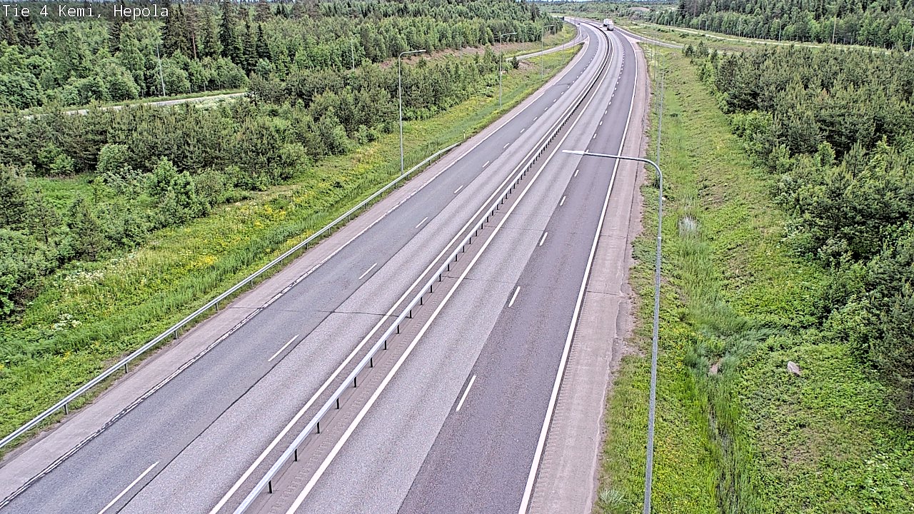 Kelikamerat Kuva Tie 4 Kemi, Hepola, Kemi, Lappi