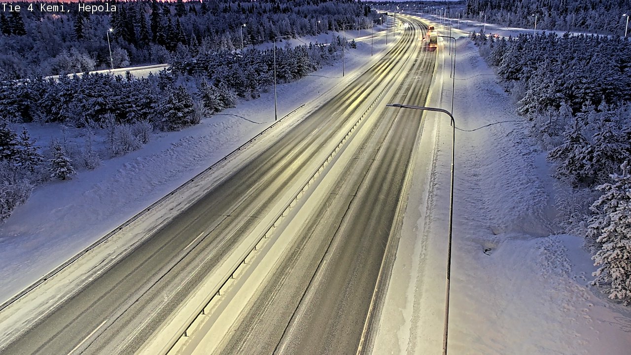 Kelikamerat Kuva Tie 4 Kemi, Hepola, Kemi, Lappi