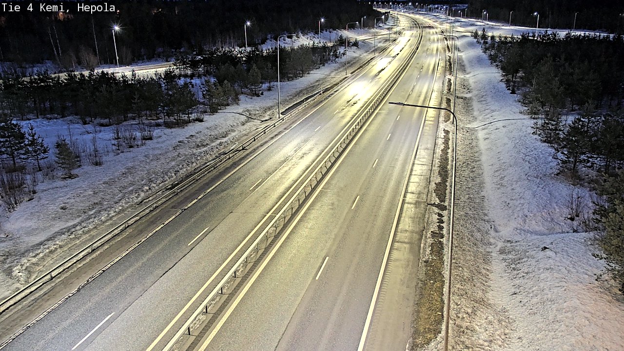 Kelikamerat Kuva Tie 4 Kemi, Hepola, Kemi, Lappi