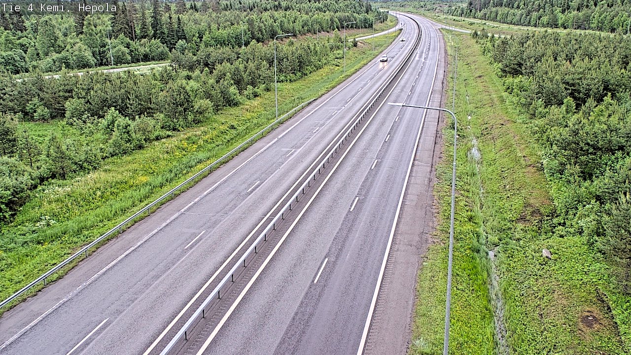 Kelikamerat Kuva Tie 4 Kemi, Hepola, Kemi, Lappi