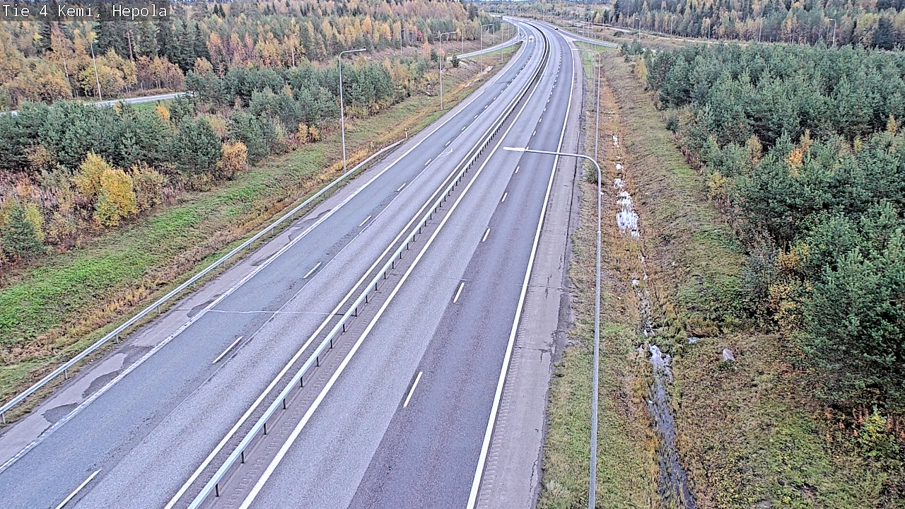 Kelikamerat Kuva Tie 4 Kemi, Hepola, Kemi, Lappi