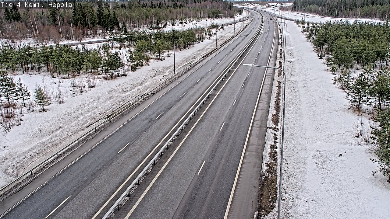 Kelikamerat Kuva Tie 4 Kemi, Hepola, Kemi, Lappi